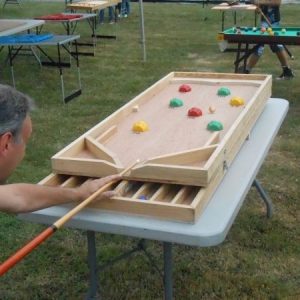 Jeu en bois "LE FLIPPER"(jeu dit "lent"  impossible libre acces)