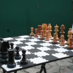 Jeu en bois "LES ECHEQUES  (jeu dit "lent")