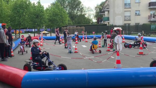 les pilotes de kart